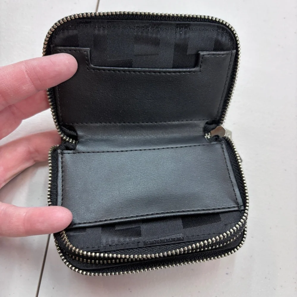 Aaron Irvin Design Group Small Leather/Nylon Wallet